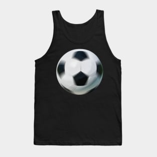 spinning soccer ball green Tank Top